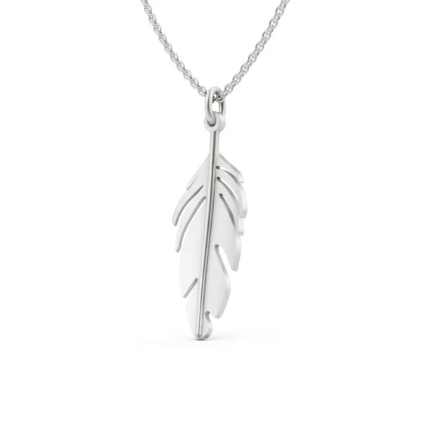 Feather Gold Pendant