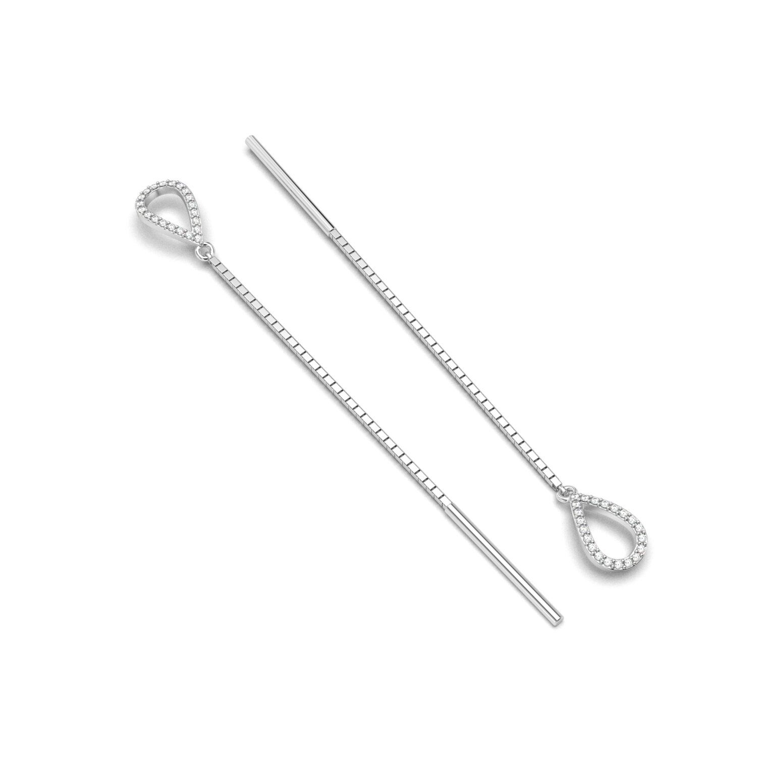 Diamond Teardrop Threader