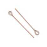 Diamond Teardrop Threader