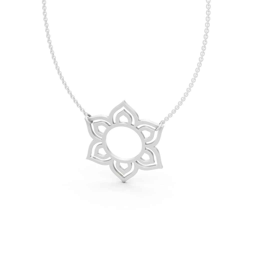 Mandala Flower Pendant