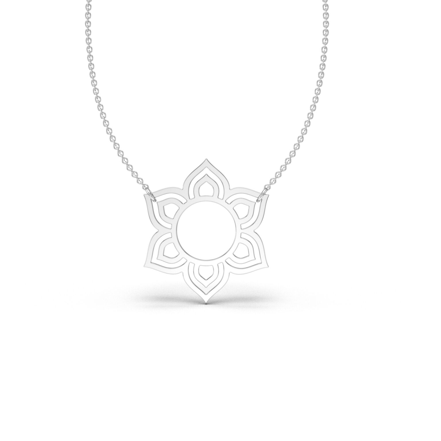 Mandala Flower Pendant