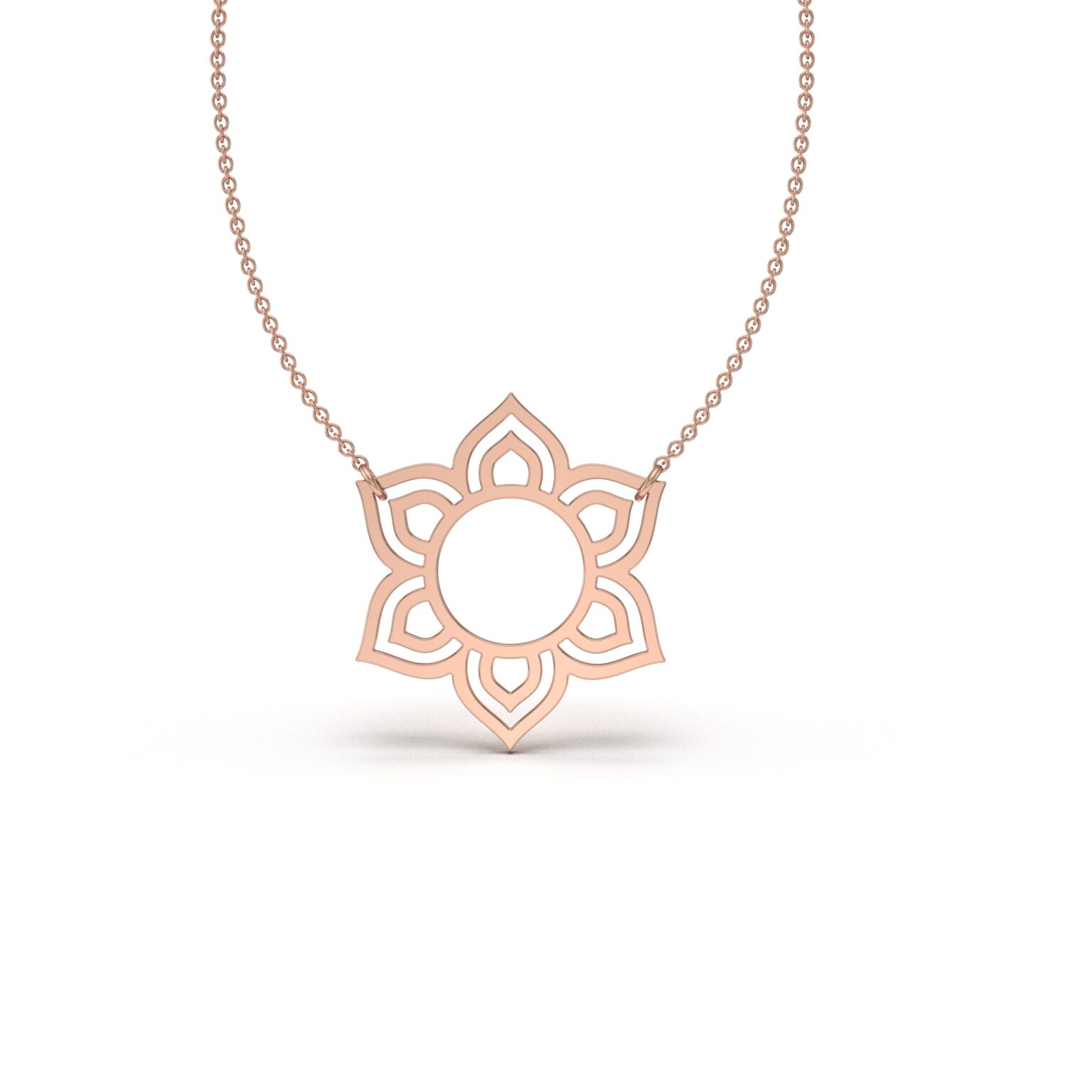 Mandala Flower Pendant