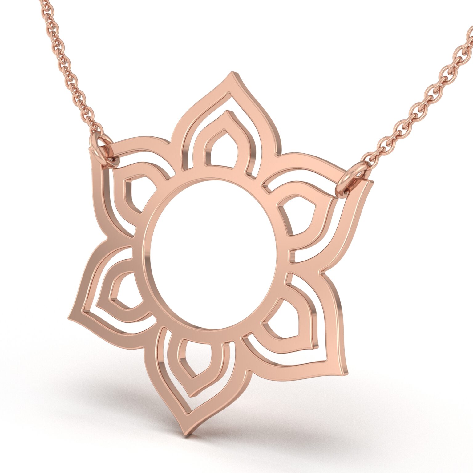 Mandala Flower Pendant