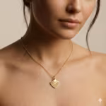 Fan Gold Pendant