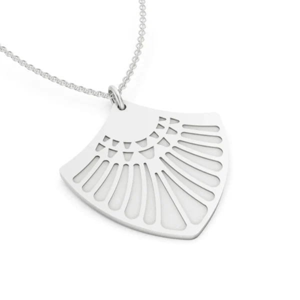Fan Gold Pendant