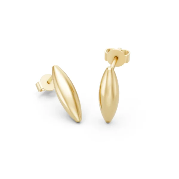 Minimalist Navette Earrings