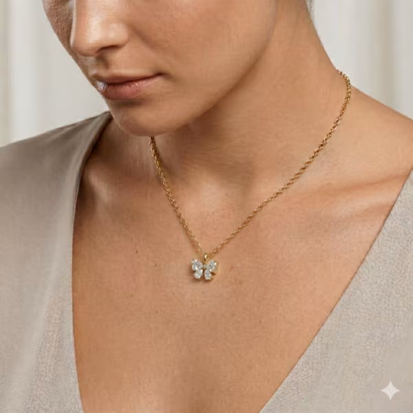 Butterfly Diamond Pendant