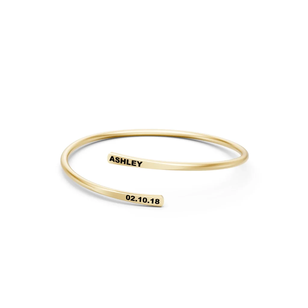 Personalized Orbit Bangle