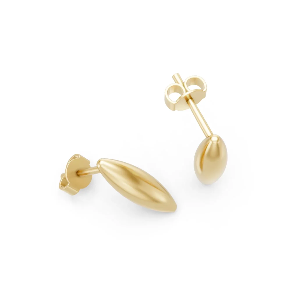 Minimalist Navette Earrings