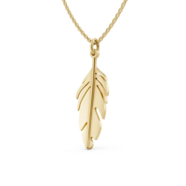 Boho Feather Pendant