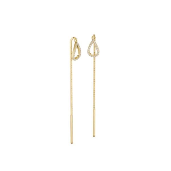 Teardrop Threader Earrings