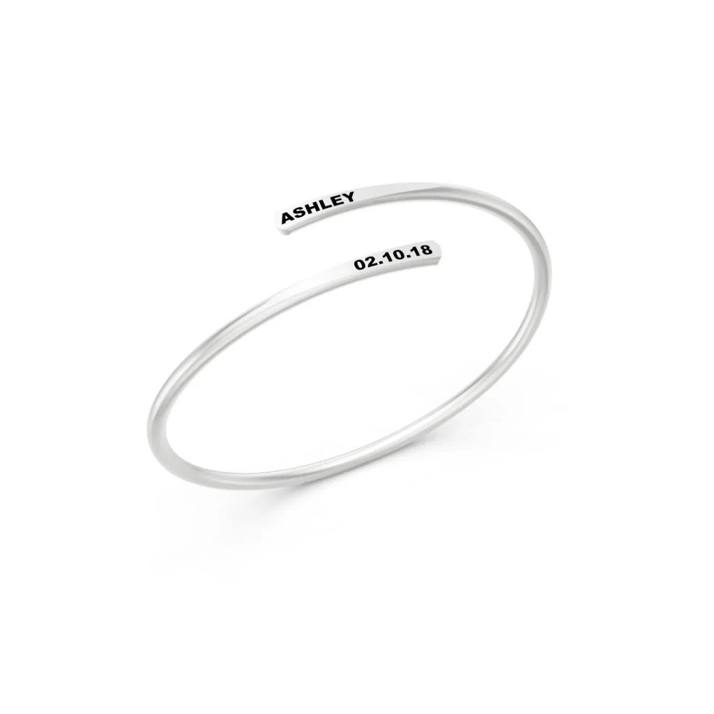 Personalized Orbit Bangle