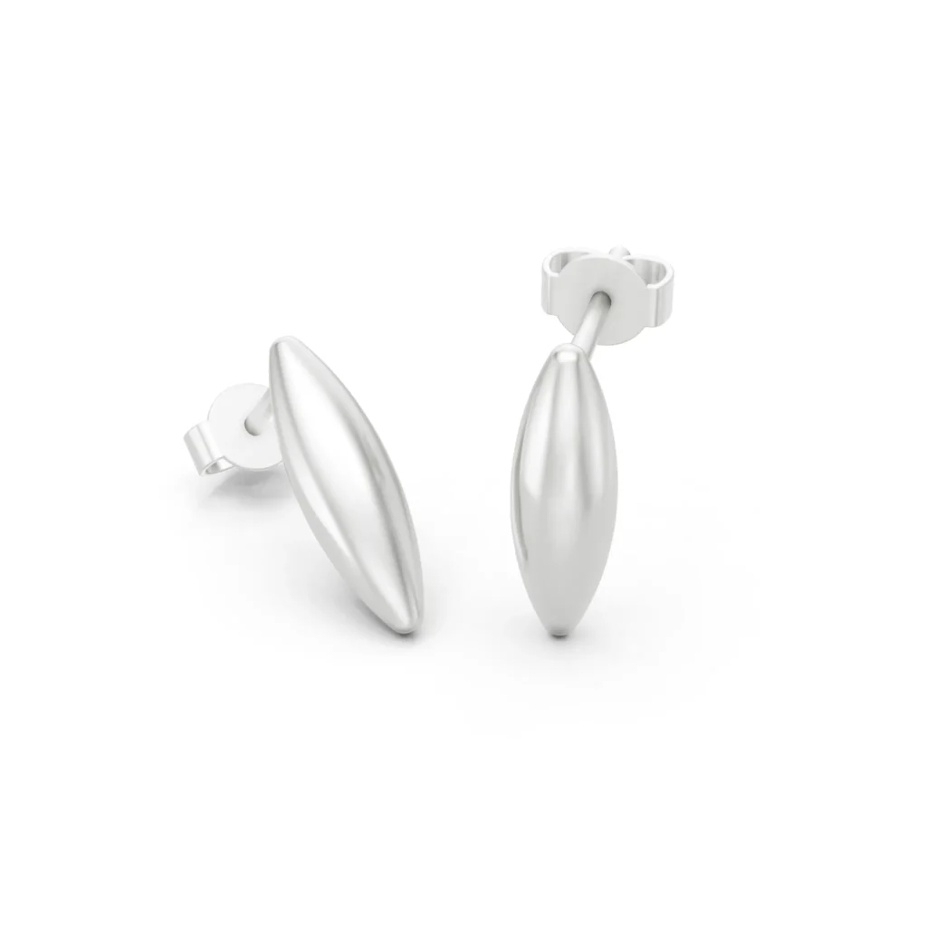 Minimalist Navette Earrings