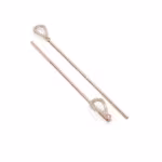 Teardrop Threader Earrings