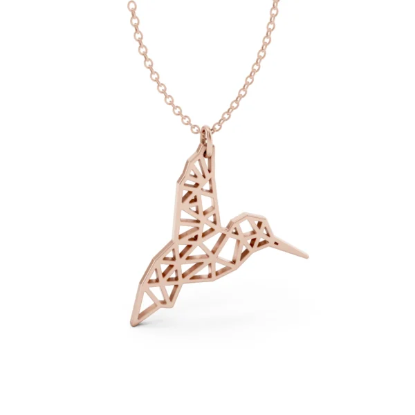 Hummingbird Gold Pendant