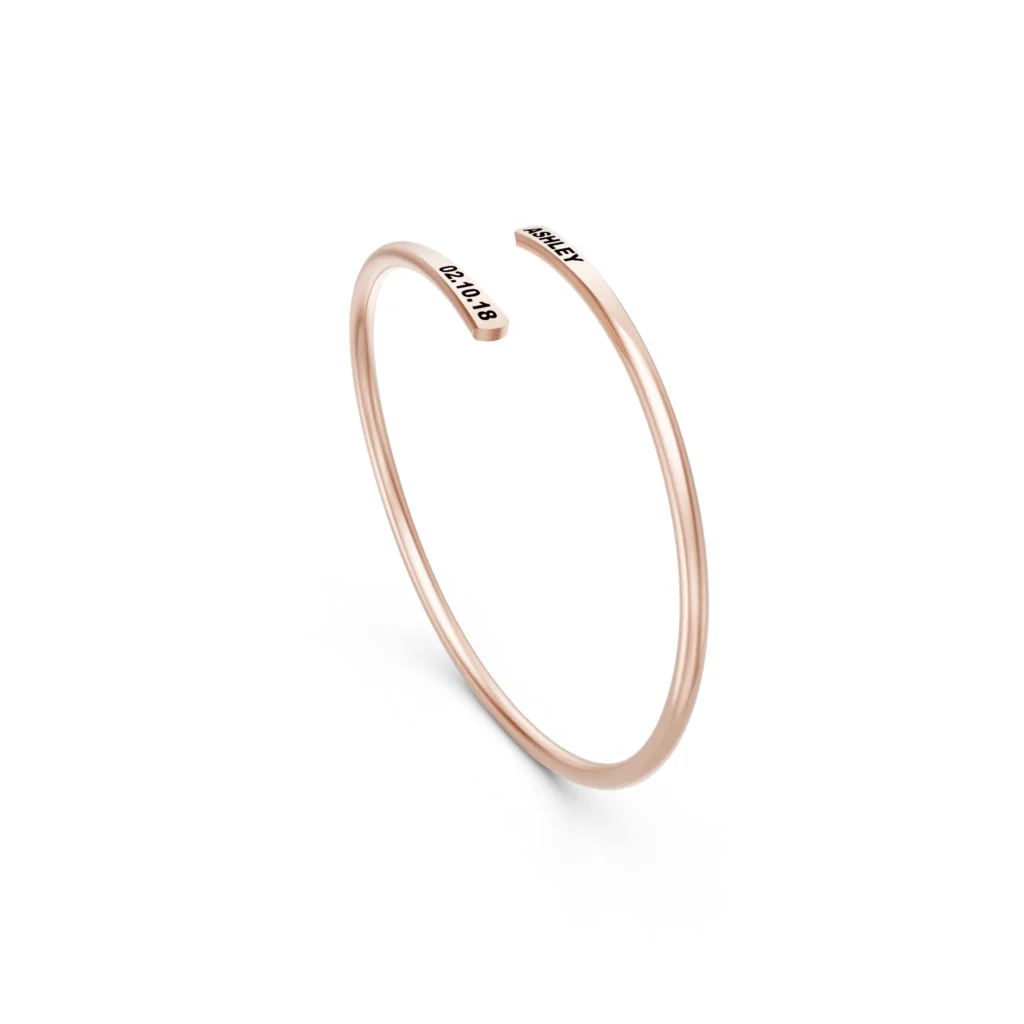 Personalized Orbit Bangle