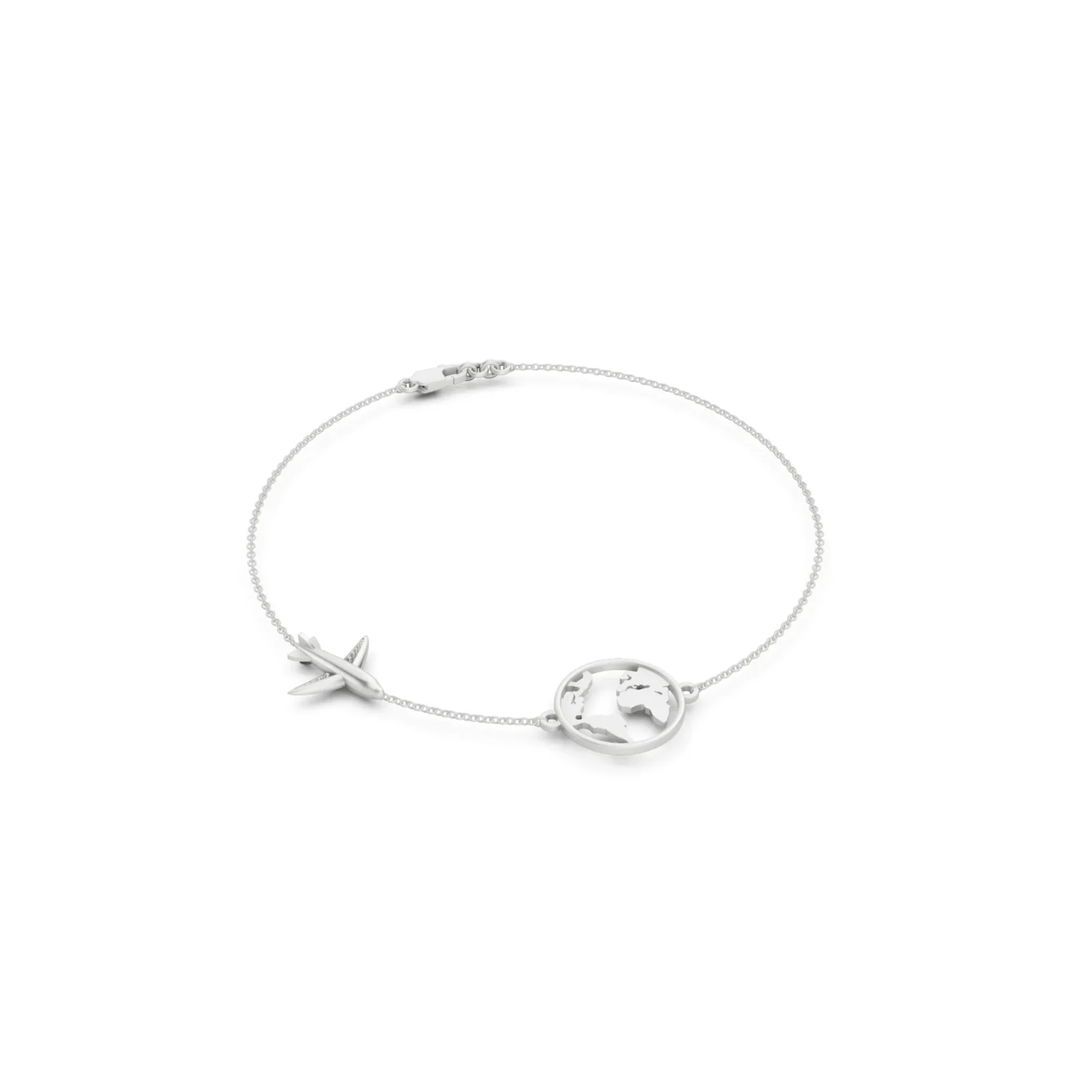 Airplane Globe Bracelet