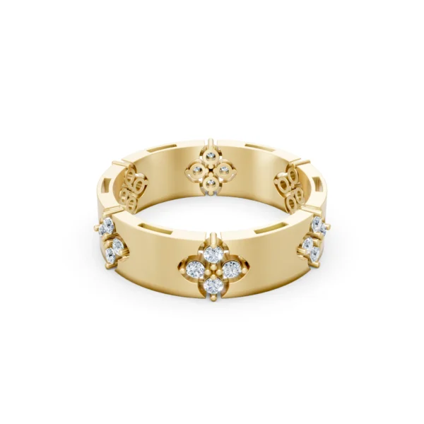 Clover Band Ring