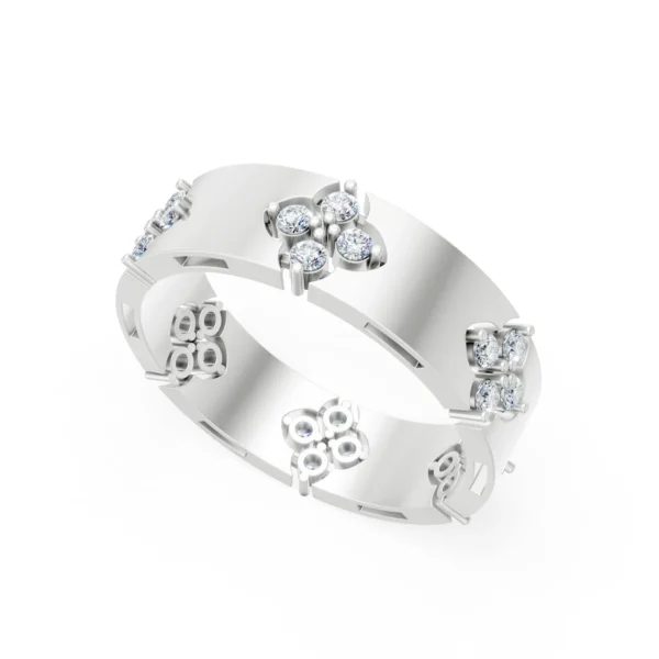 Clover Band Ring