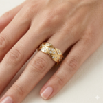 Criss Cross Wedding Ring