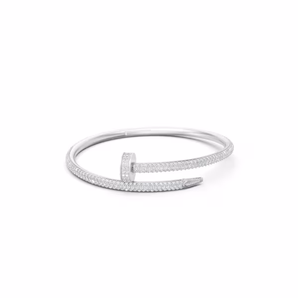 Diamond Nail Bracelet