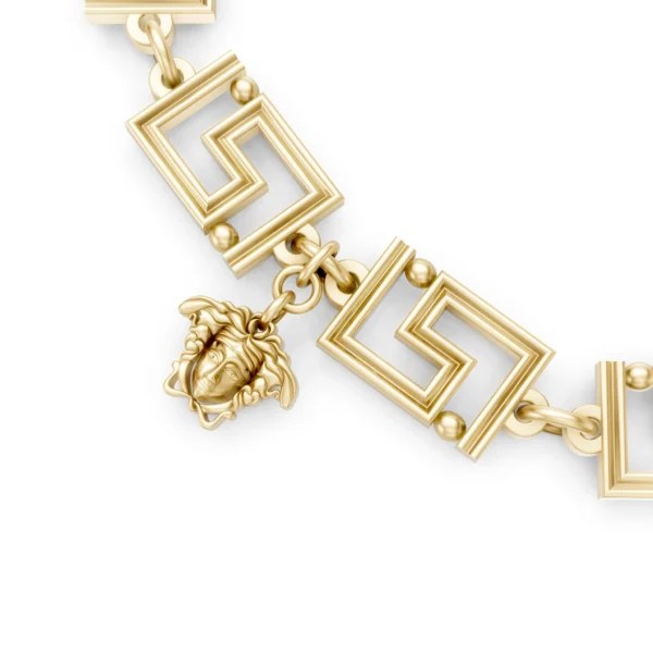 Greek Key Link Bracelet