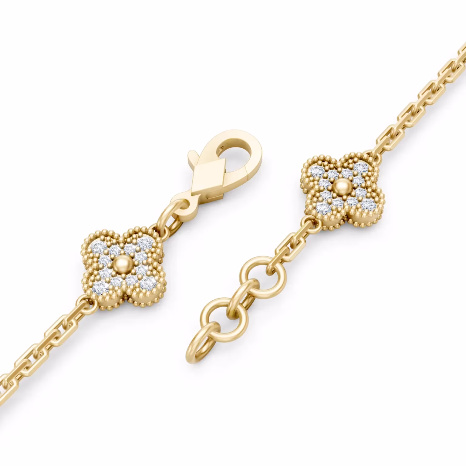 Clover Diamond Necklace