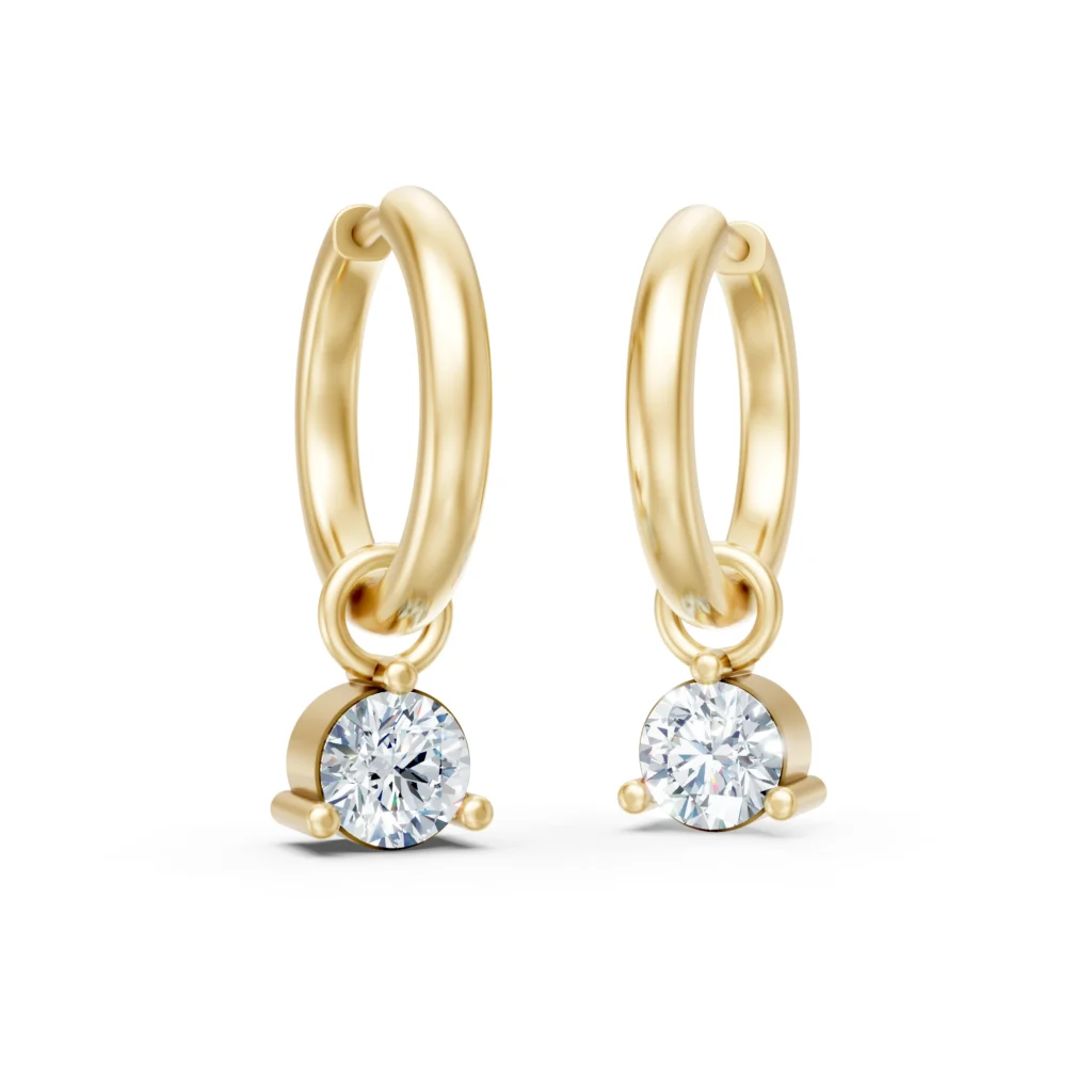 Diamond Drop Earrings