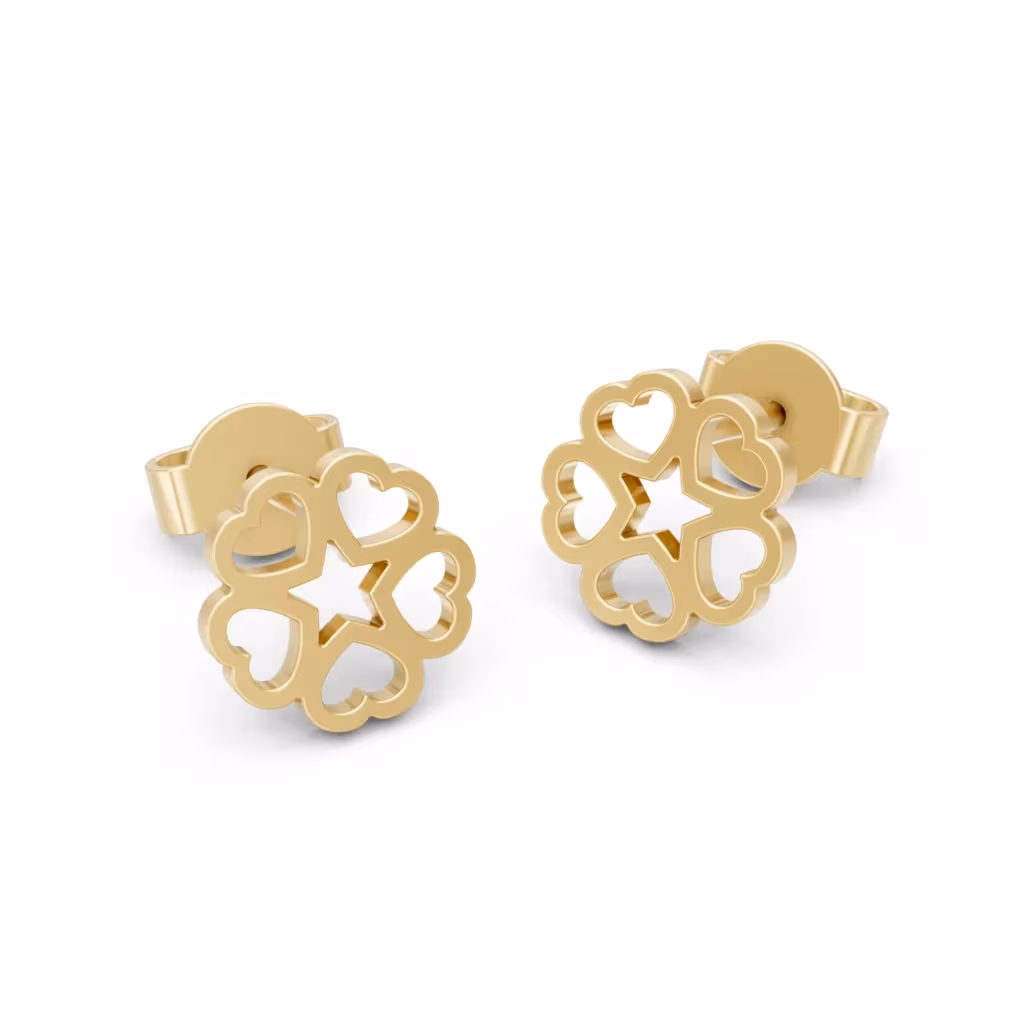 Heart Petal Studs