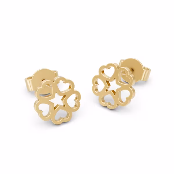 Heart Petal Studs