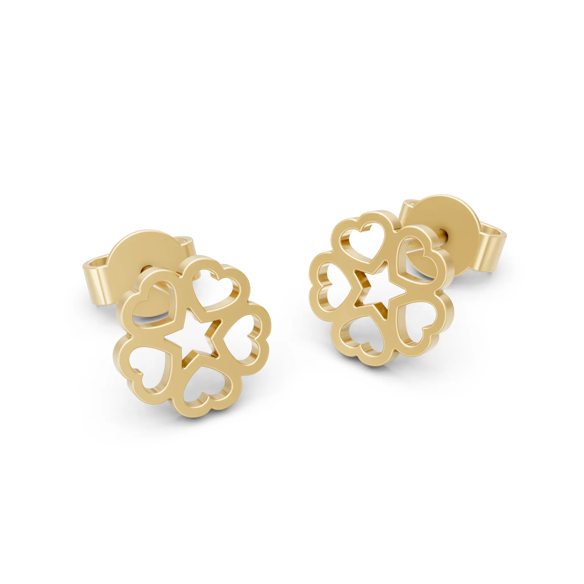 Heart Petal Studs