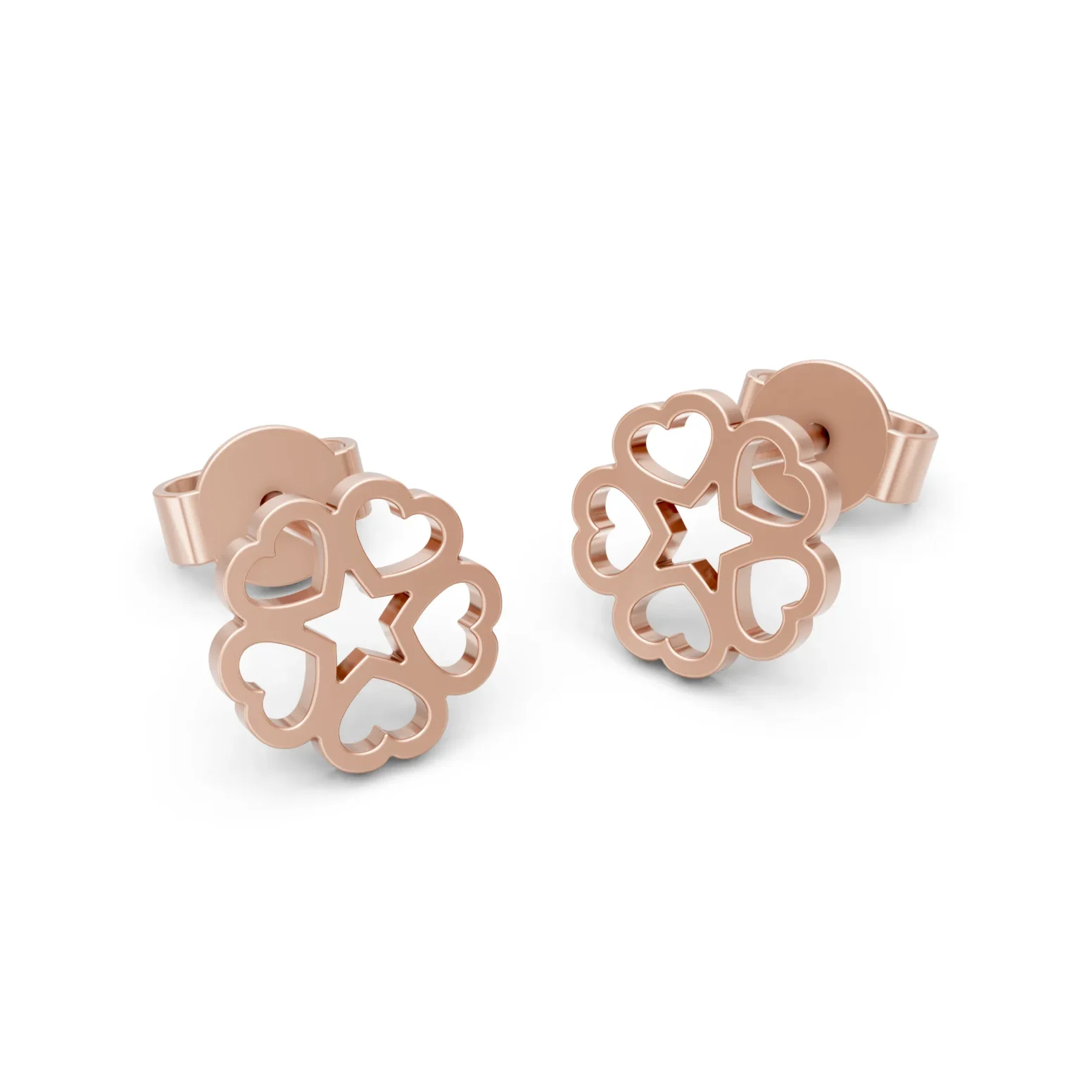 Heart Petal Studs