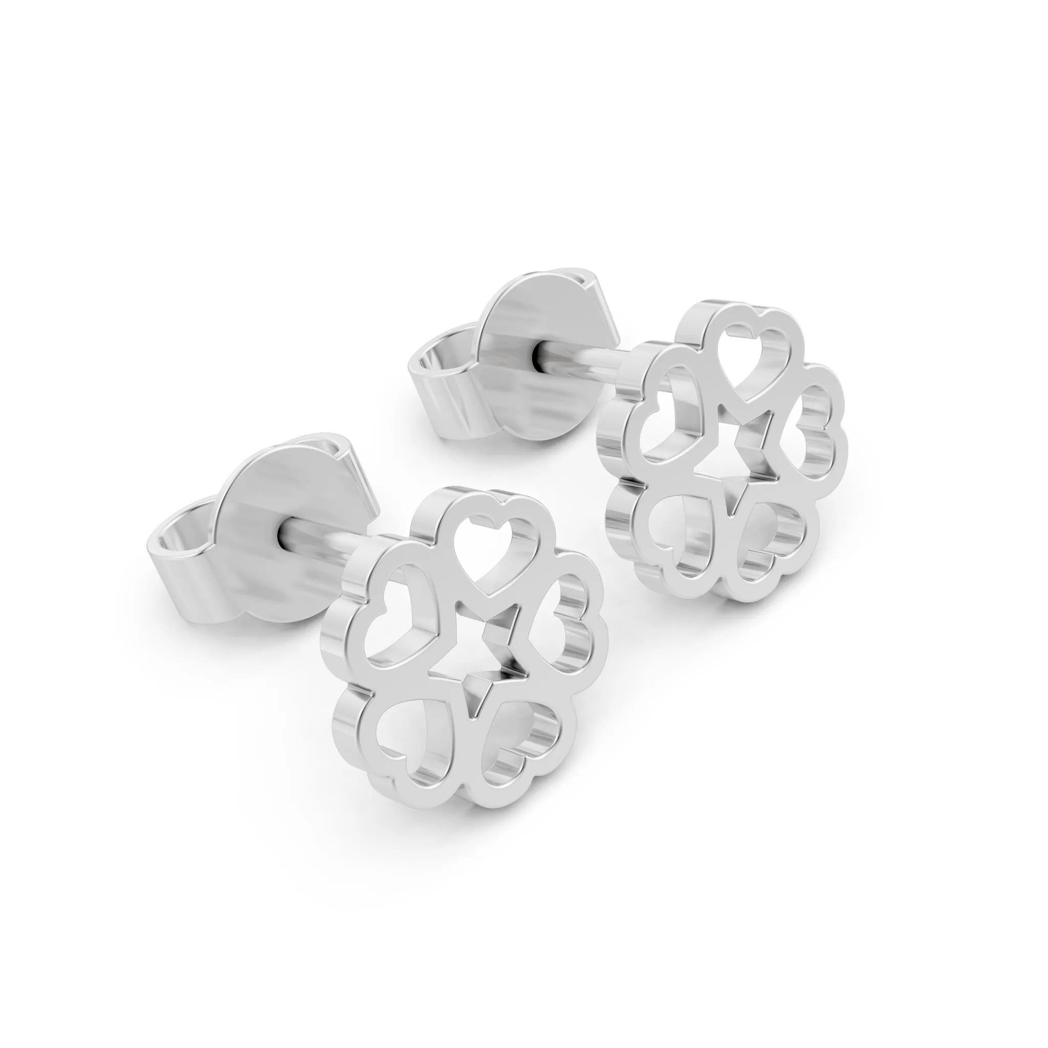 Heart Petal Studs