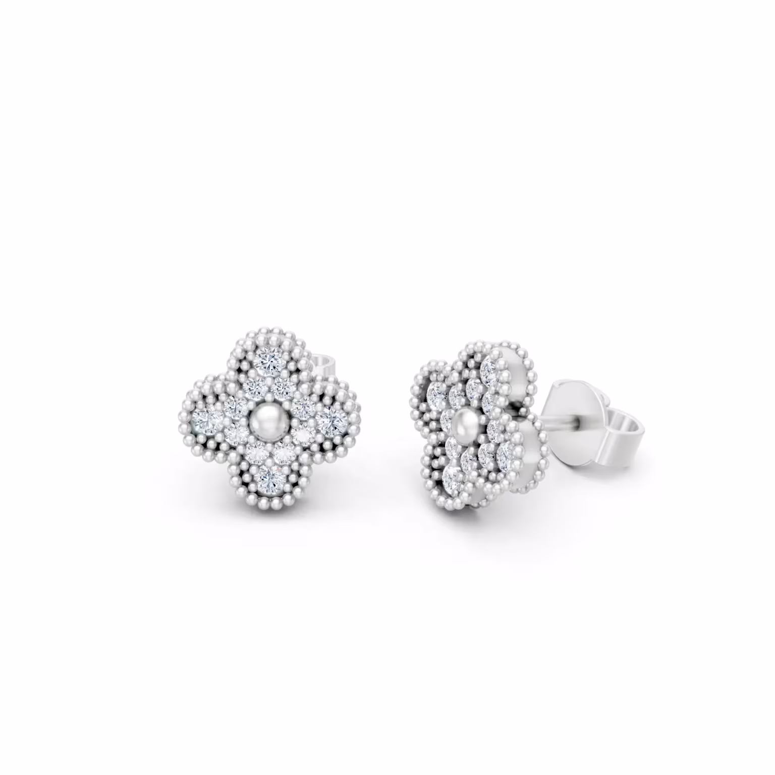 Clover Diamond Earring