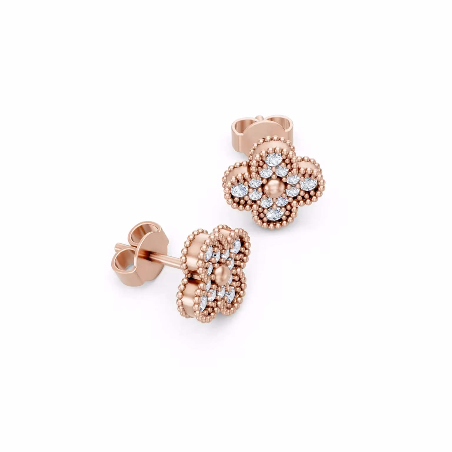 Clover Diamond Earring