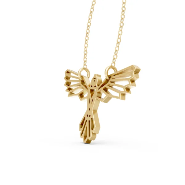 Gold Phoenix Necklace
