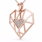 Diamond Origami Heart