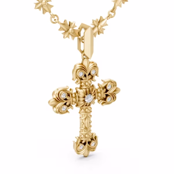 Gothic Cross Necklace