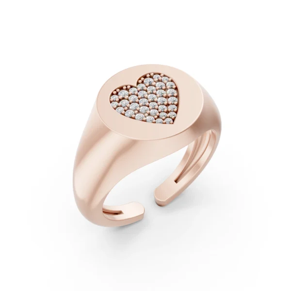 Heart Signet Ring