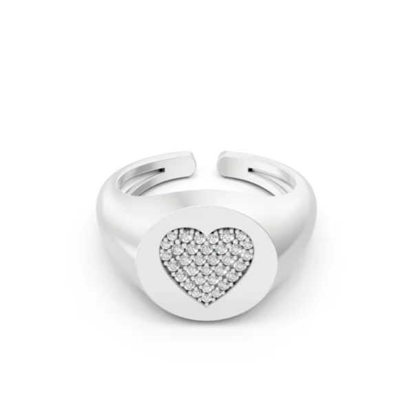 Heart Signet Ring
