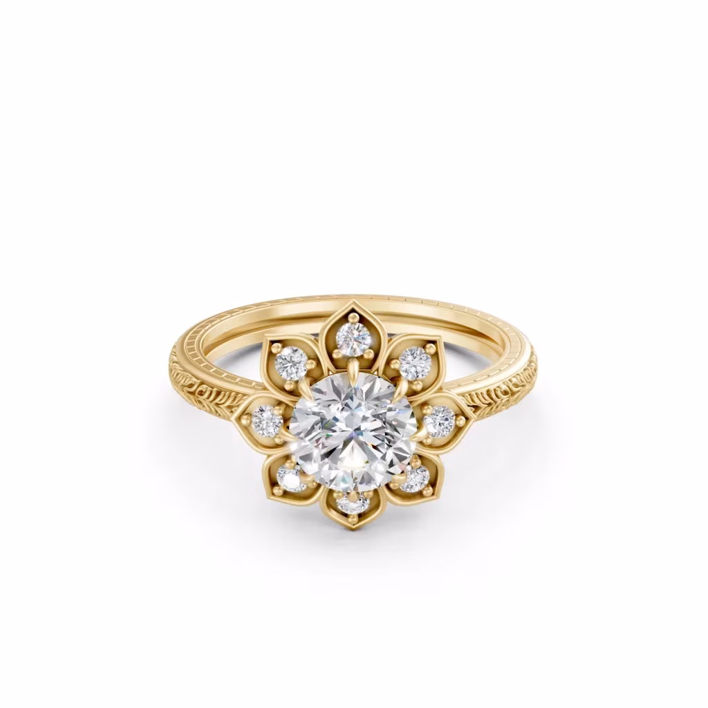 Floral Promise Ring