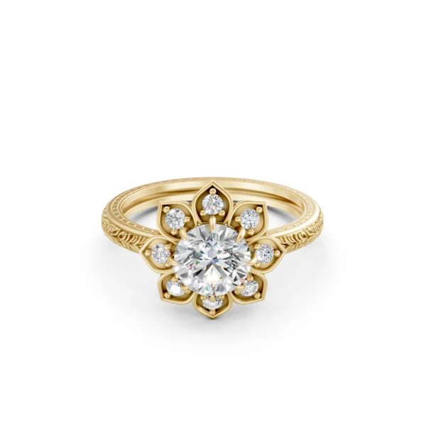 Floral Promise Ring