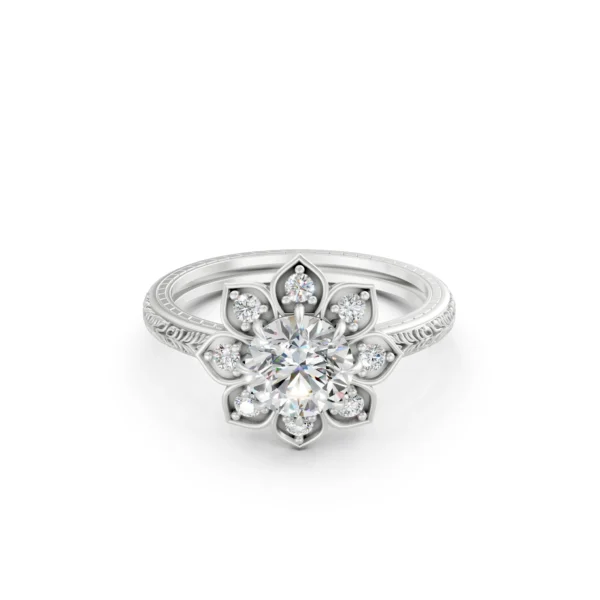 Floral Promise Ring