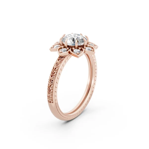 Floral Promise Ring