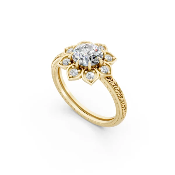 Floral Promise Ring
