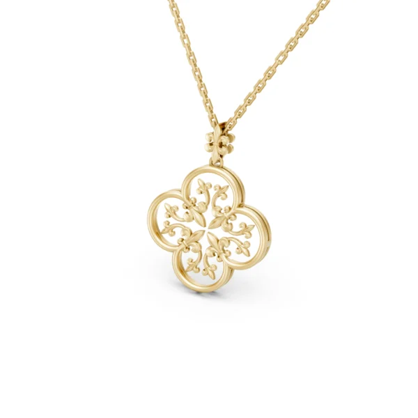Filigree Clover Pendant