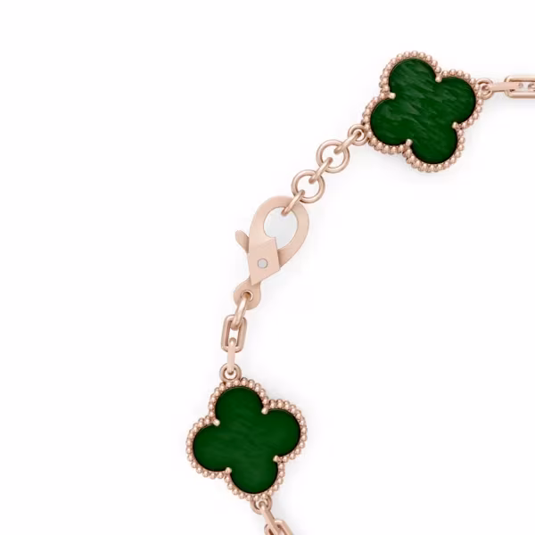 Malachite Clover Bracelet