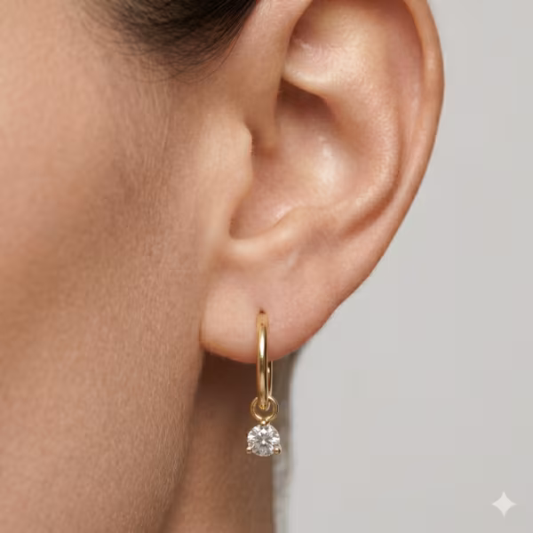 Diamond Drop Earrings
