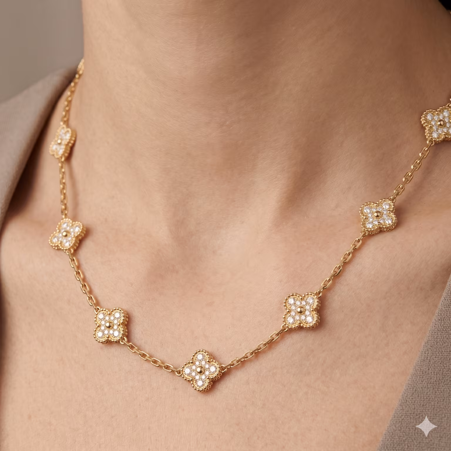 Clover Diamond Necklace