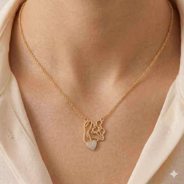 Mother Baby Necklace